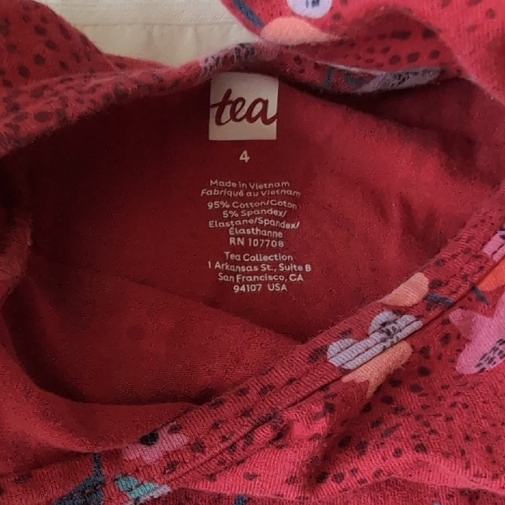 Tea Collection Floral Ruffle Dress - Picture 2 of 3
